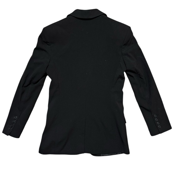 NORMA KAMALI Blazer Black Boyfriend Cut Jacket - Size Small - Picture 7 of 7